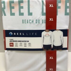 Reel Life White Long Sleeve Tee